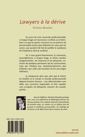 Lawyers à la dérive - Nicholas Beaulieu